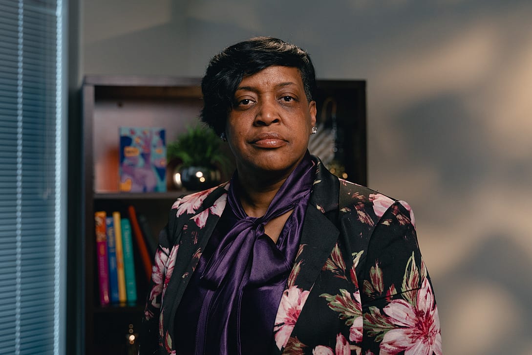 Sabrina Cuby-King, principal of Phillis Wheatley High School