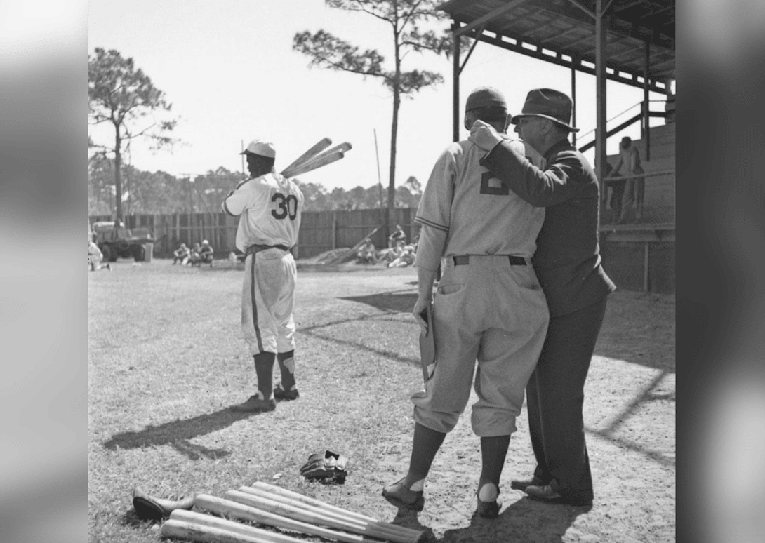 1945: Jackie Robinson signs with the Brooklyn Dodgers