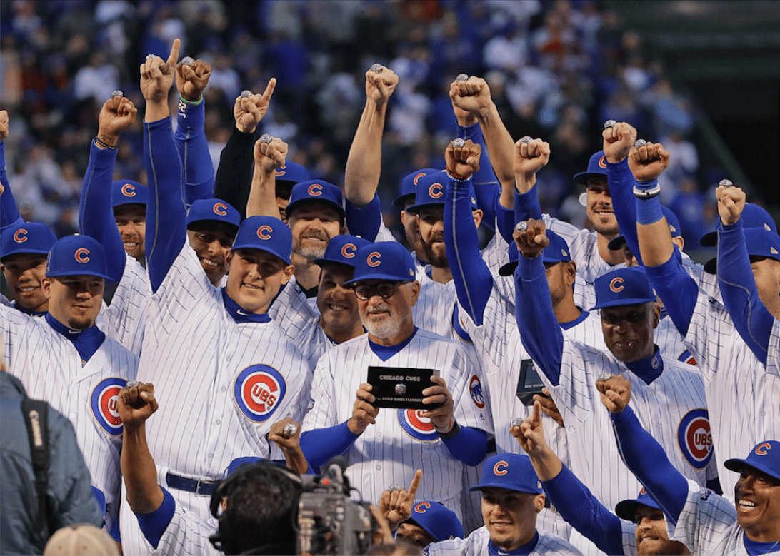 2016: The Chicago Cubs (yes, the Cubs) win it all
