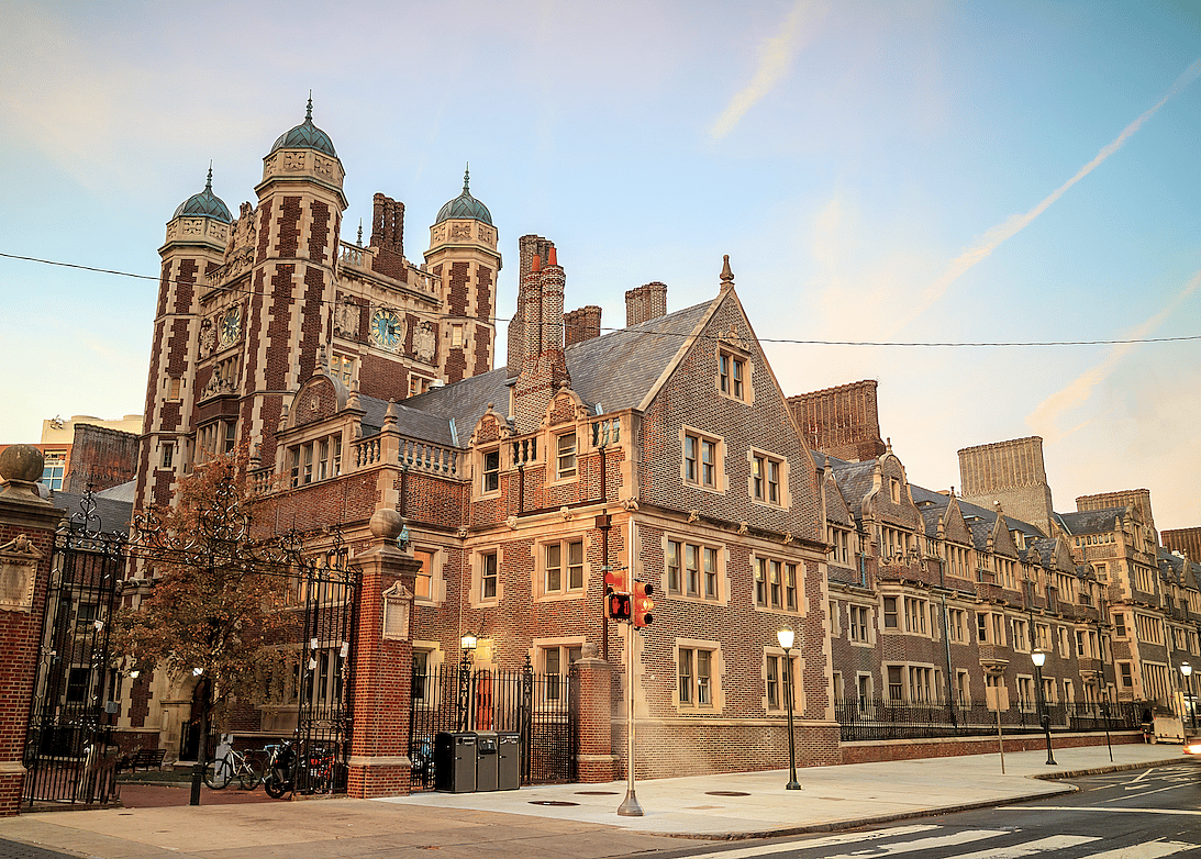 Historic University of Pennsylvania buildings.