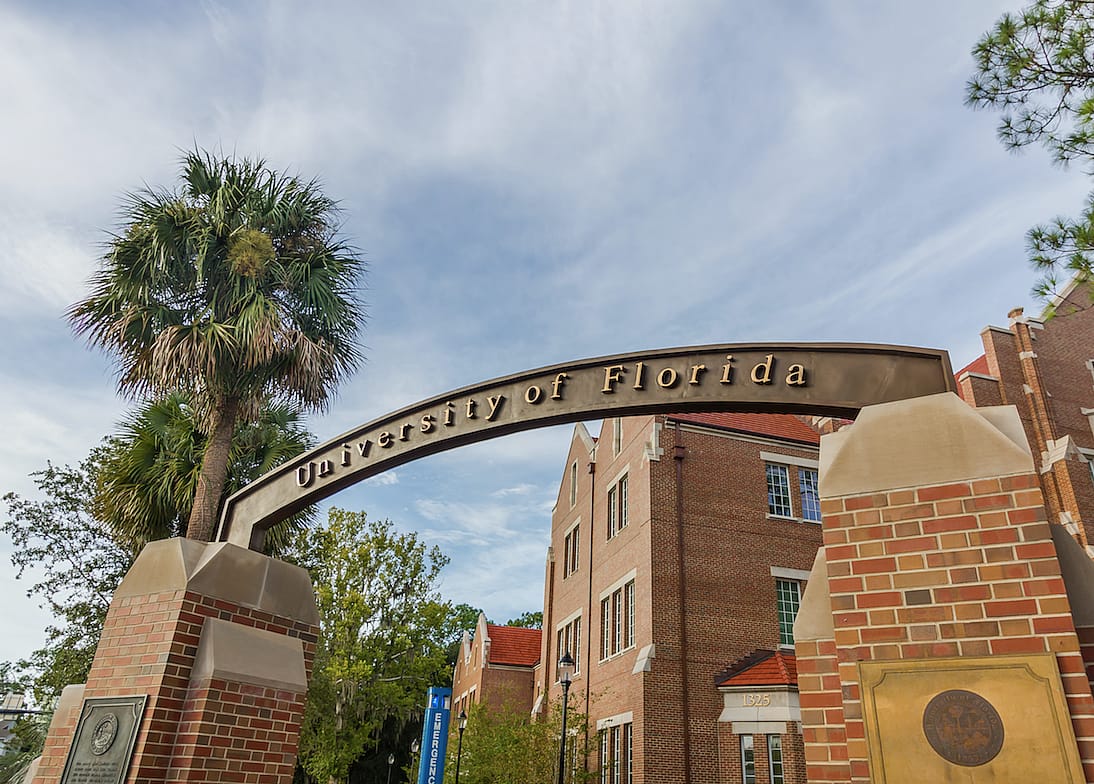 University of Florida entrance.