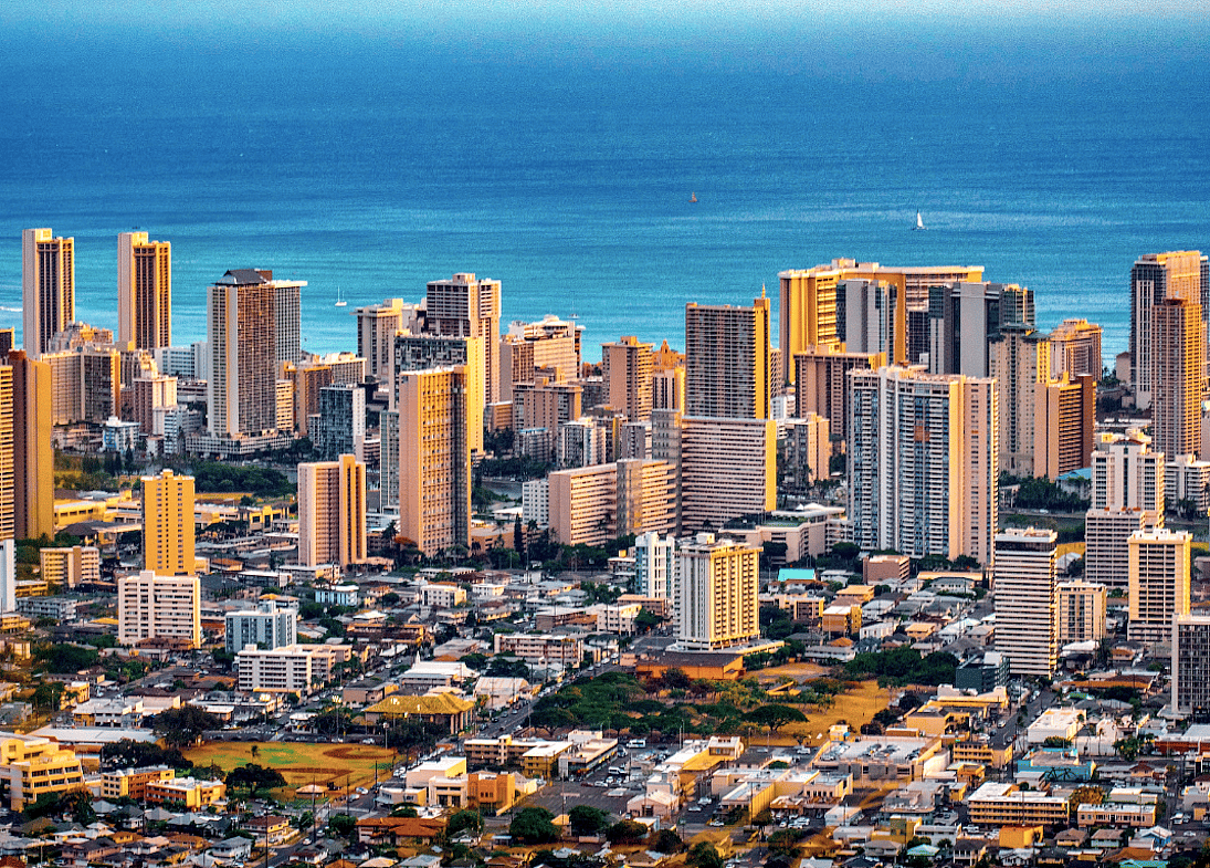 #7. Urban Honolulu, HI