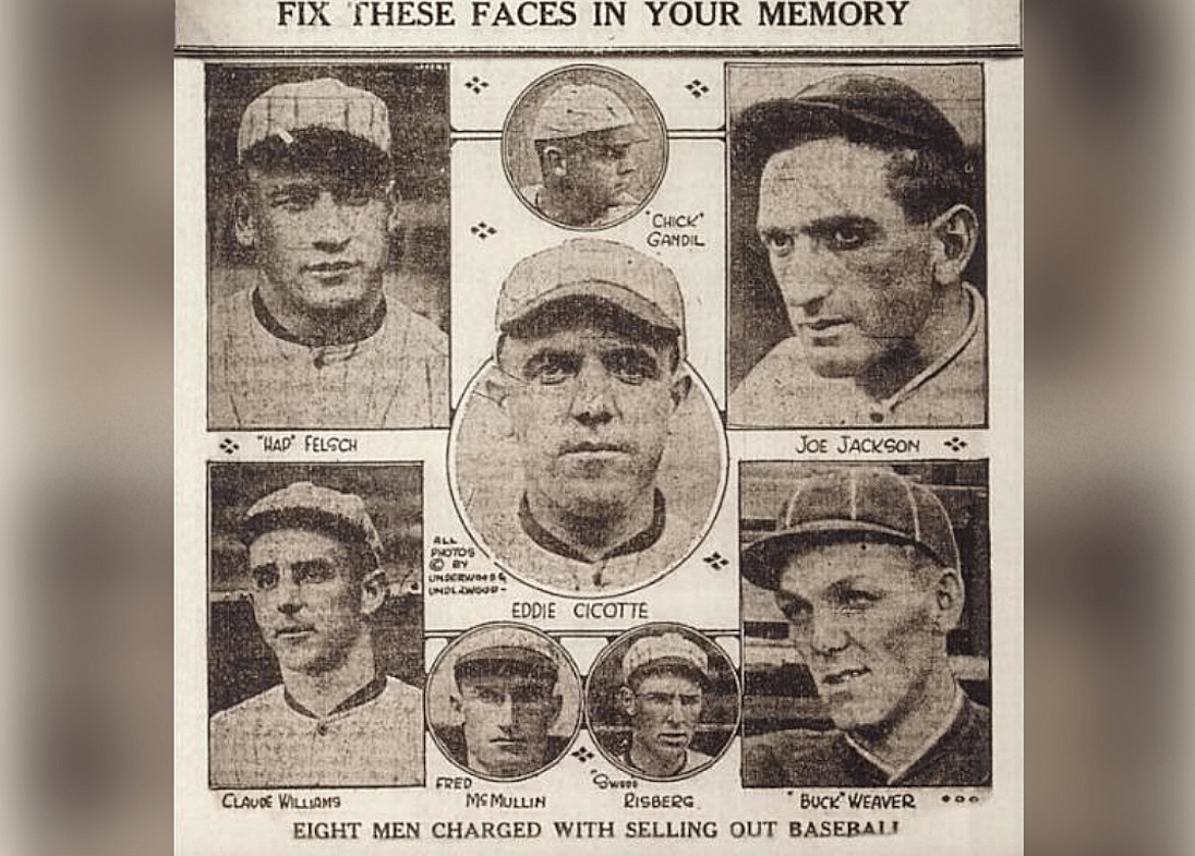 1920: EIGHT WHITE SOX PLAYERS ARE INDICTED