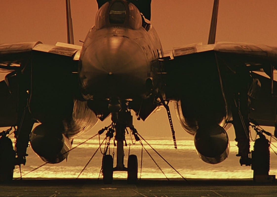 A stunt pilot's plane plunged into the Pacific while filming 'Top Gun'