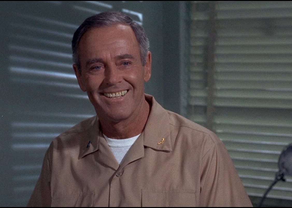 Henry Fonda in a scene from "Yours, Mine and Ours"