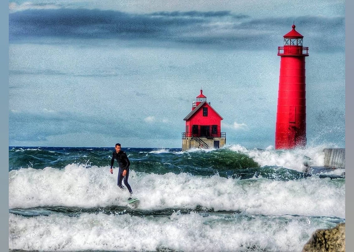 #29. Grand Haven Lighthouse and Pier