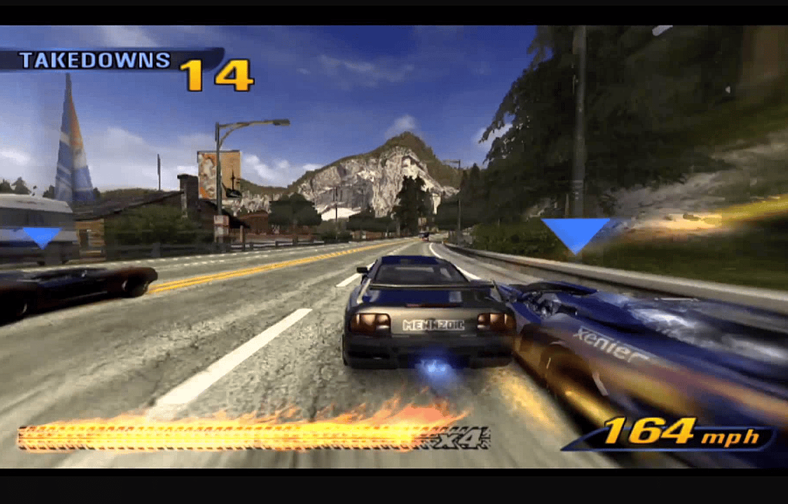 #22. Burnout 3: Takedown