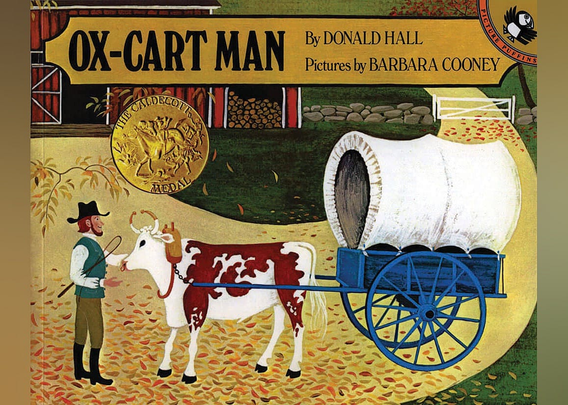 1979: 'Ox-Cart Man' by Donald Hall