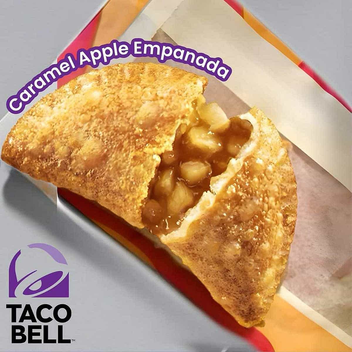 Promo photo for a Caramel Apple Empanada