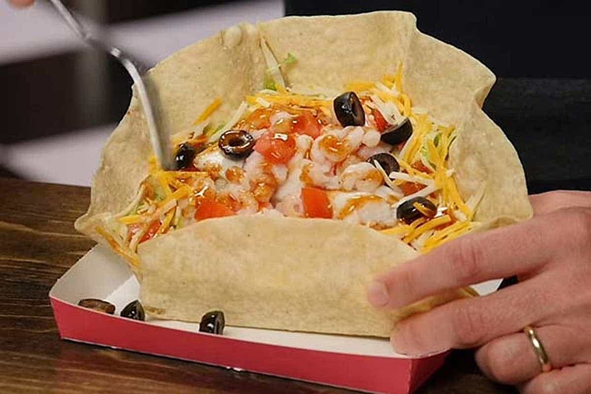 A Taco Bell Seafood Salad