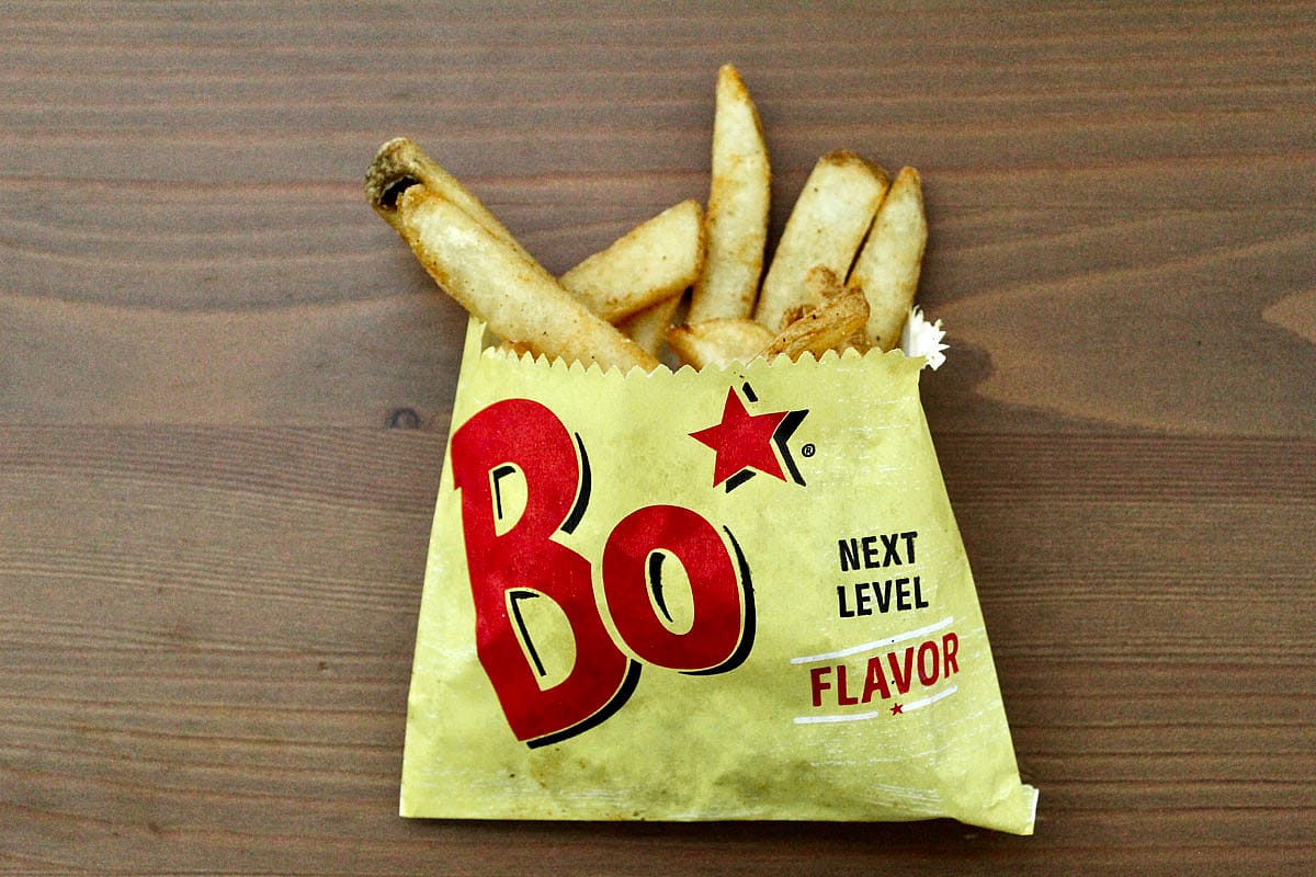 Overhead shot of Bojangles french fries