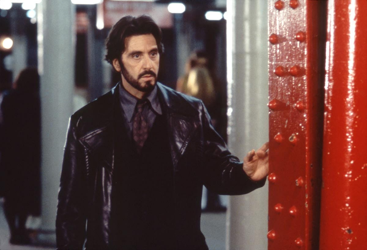 Al Pacino on the set of Carlito's Way.