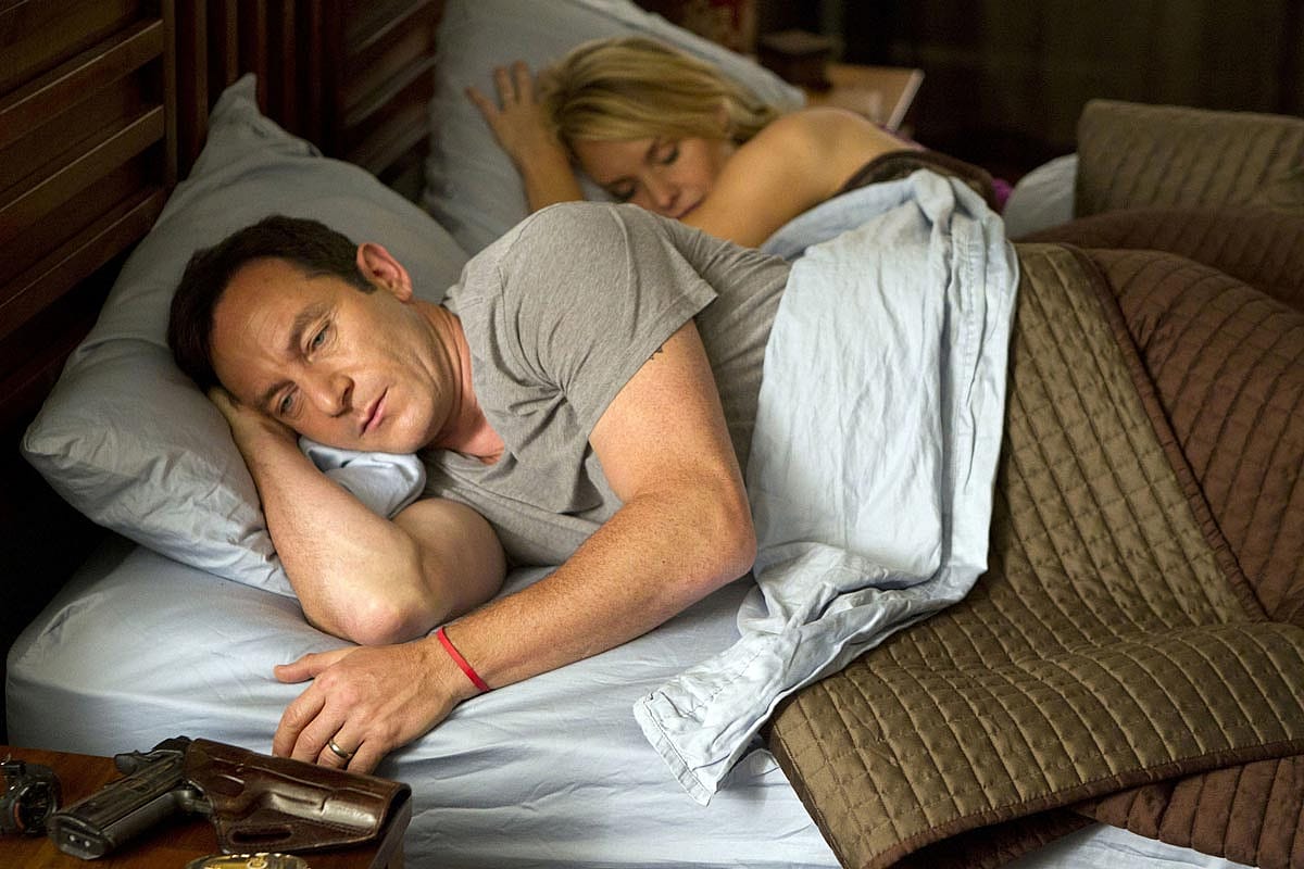Jason Isaacs and Laura Allen in Awake.