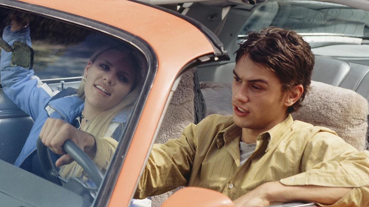 Scene from Freaks and Geeks, with James Franco.