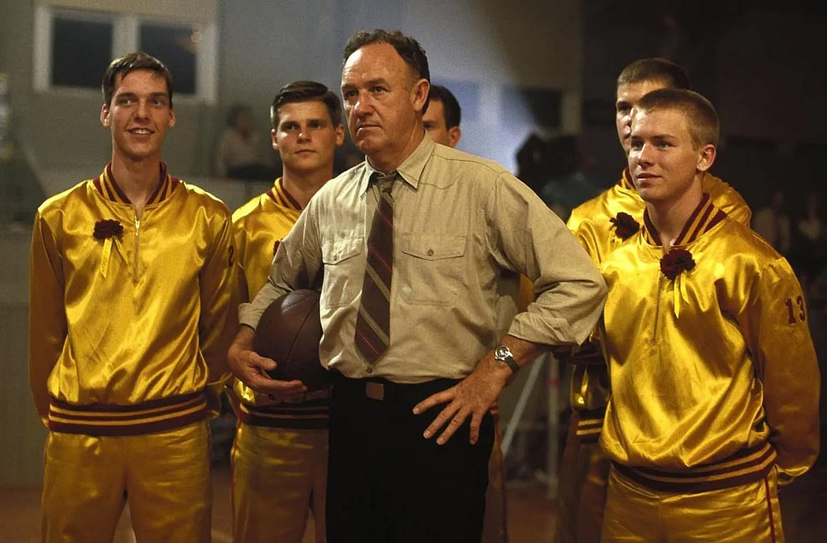 Gene Hackman in Hoosiers