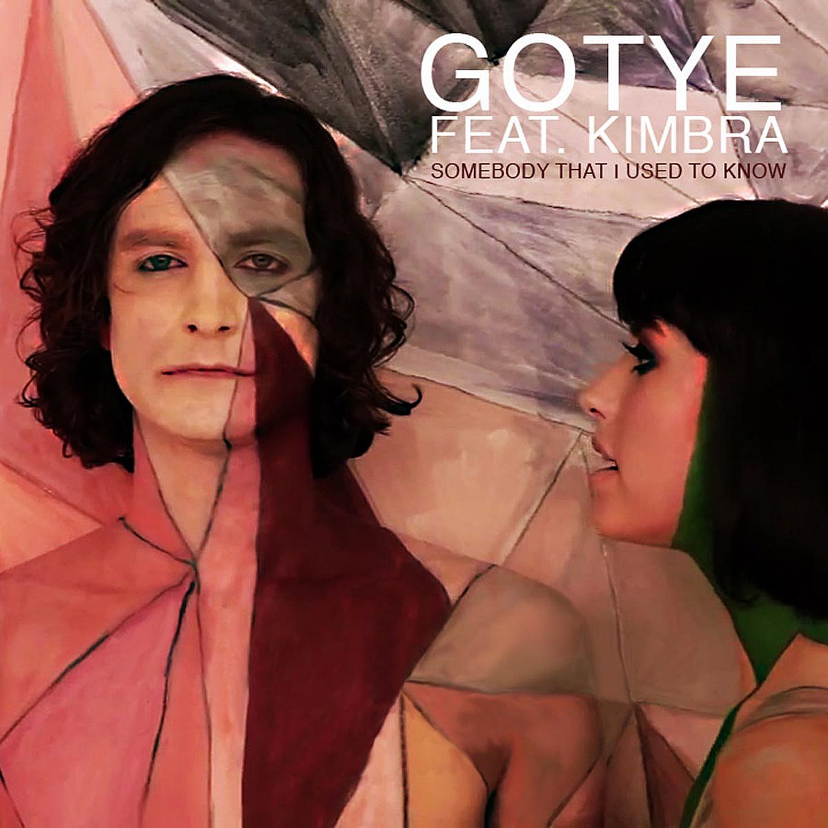 Cover of the single for Somebody that I Used to Know by Gotye featuring Kimbra