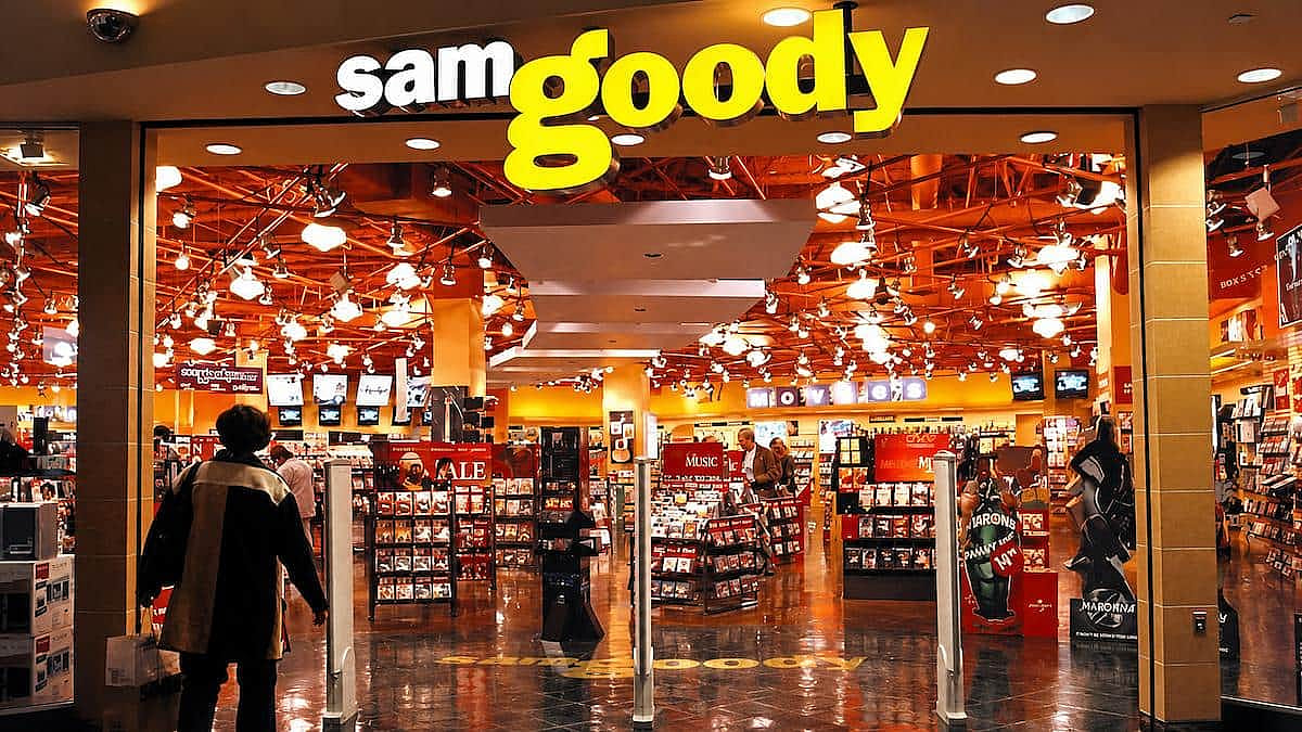Sam Goody store in the 90s
