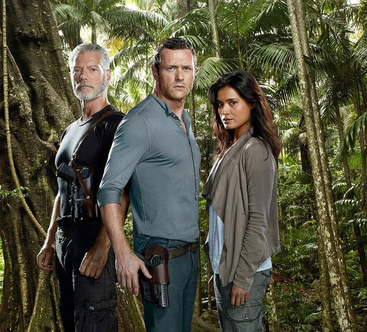 The cast of the short-lived tv show Terra Nova.