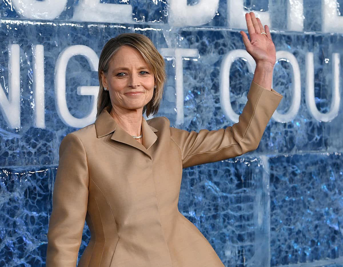 Jodie Foster at the premiere for HBO’s True Detective: Night Country at the Paramount Theatre.