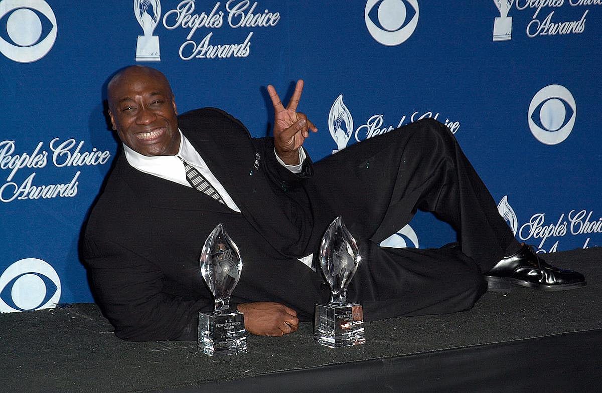 Green Mile star MICHAEL CLARKE DUNCAN at the 27th Annual People's Choice Awards in Pasadena, California. 07JAN01.