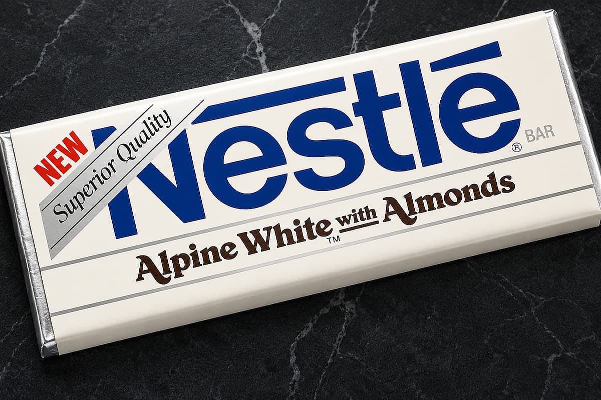 White chocolate lovers were a huge fan of Nestlé Alpine White candy bar.