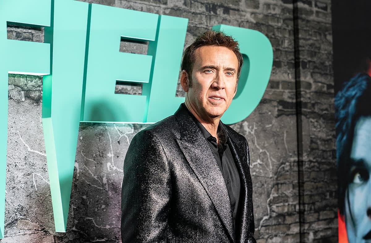 Nicholas Cage attends premiere of Universal Pictures Renfield at MoMA in New York on March 28, 2023