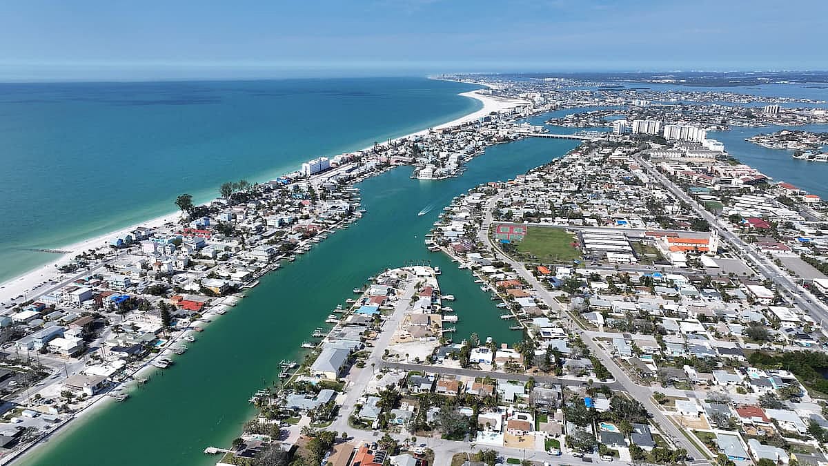 Saint Pete Beach At Saint Petersburg In Florida.