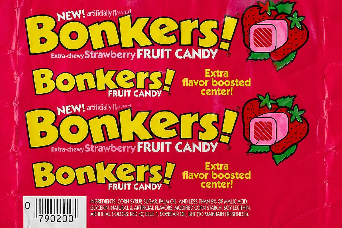 Bonkers! original red wrapper.