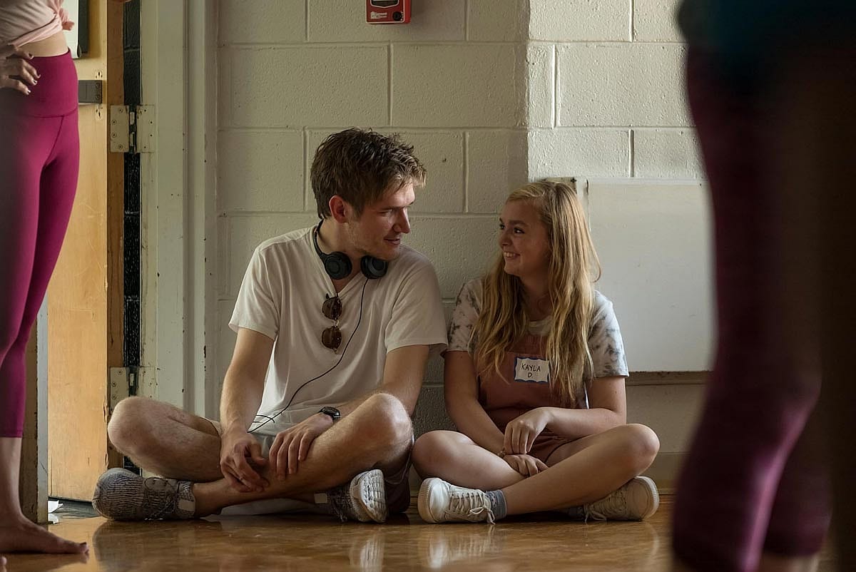 Bo Burnham and Elsie Fisher in Eighth Grade