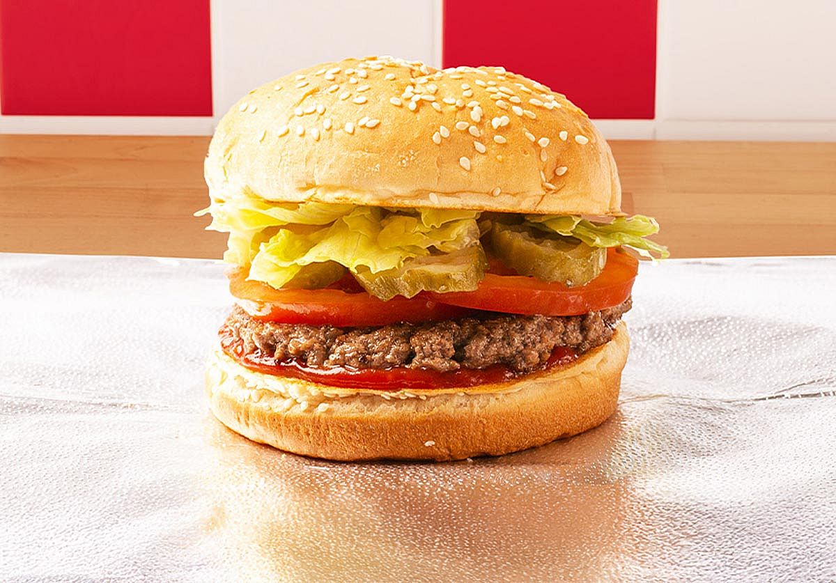 A little hamburger from Five Guys.