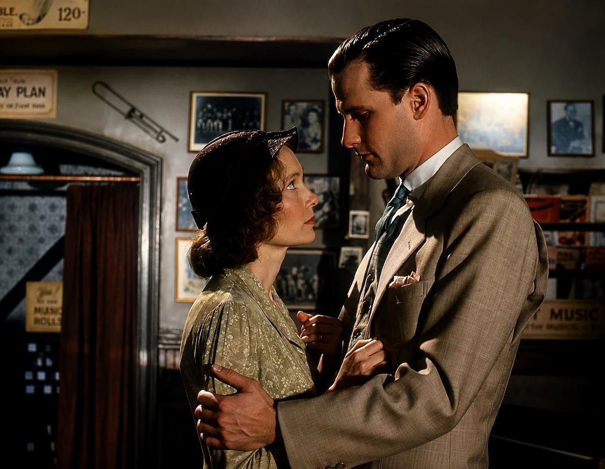 Romance and fantasy is blended in Woody Allend's The Purple Rose of Cairo (1985)