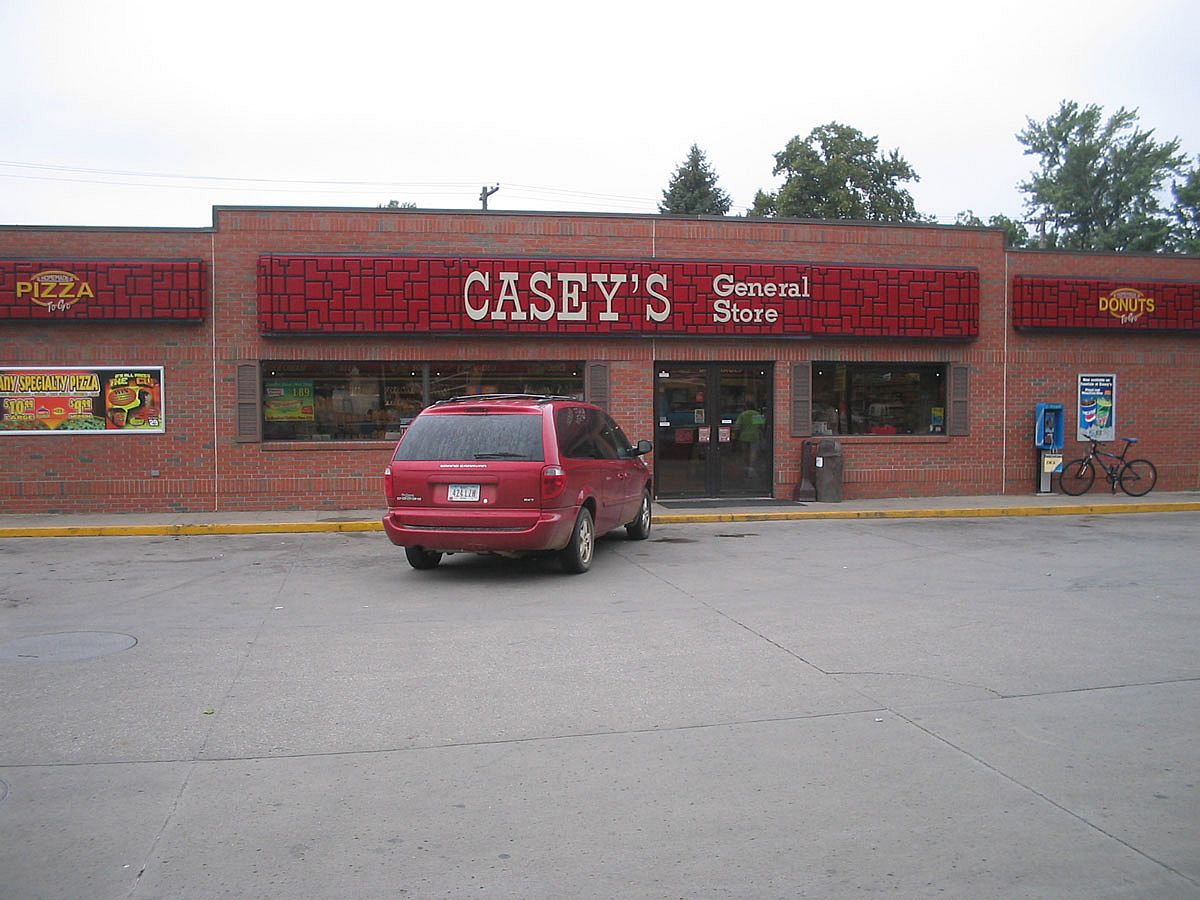A Casey's General Store location as seen from the parking lot.