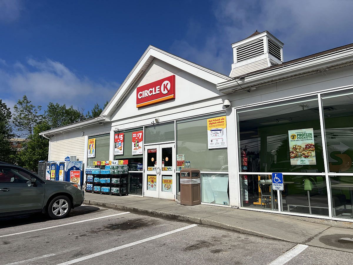 The outside of a Circle K in Bangor, Maine.