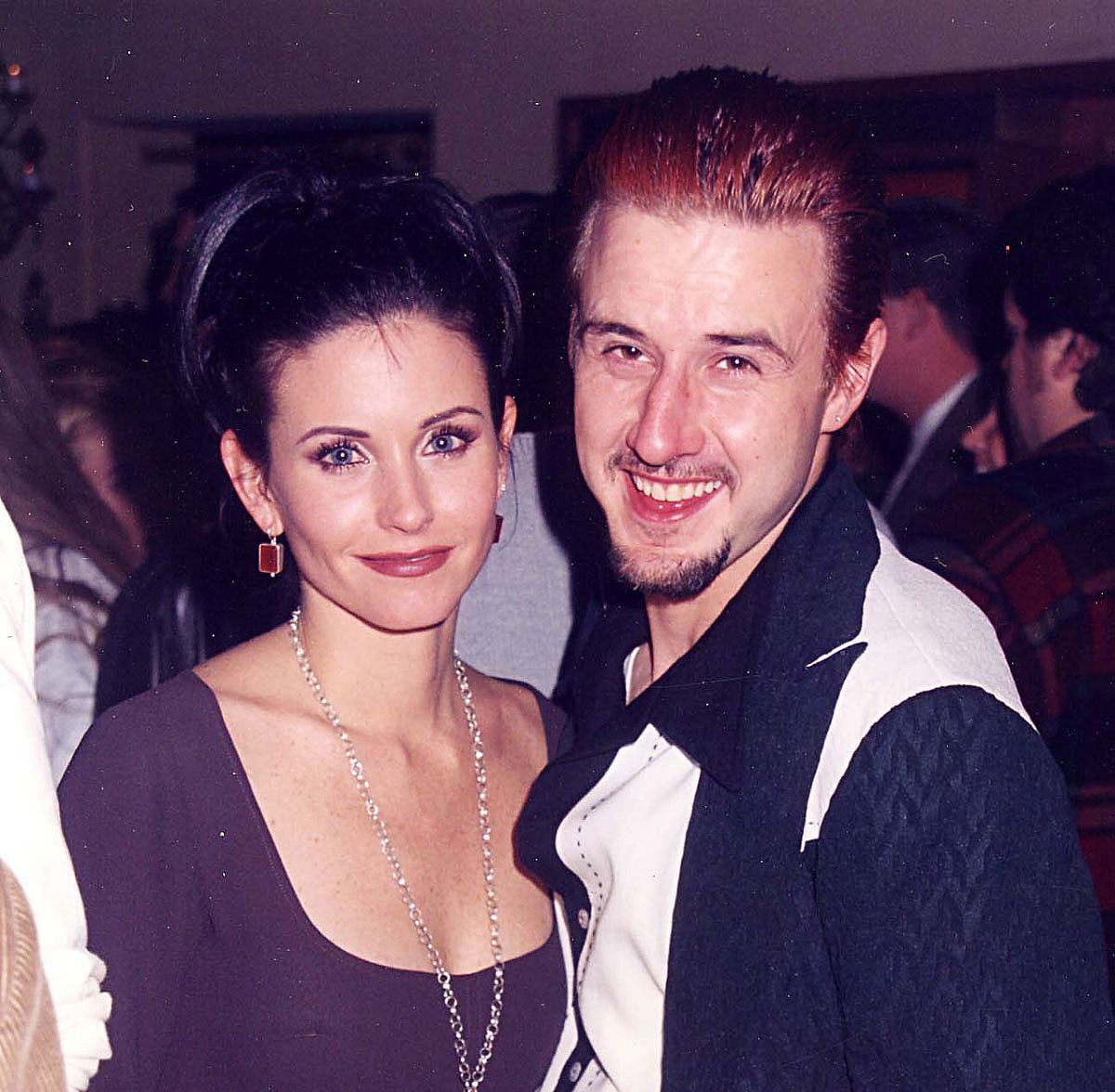 Courteney Cox & David Arquette during "Scream" Premiere in Los Angeles, California, United States.