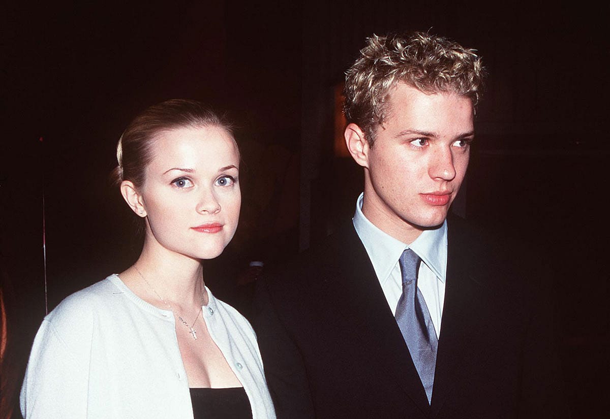 Reese Witherspoon and Ryan Phillippe at the New York premiere of "Cruel Intentions."