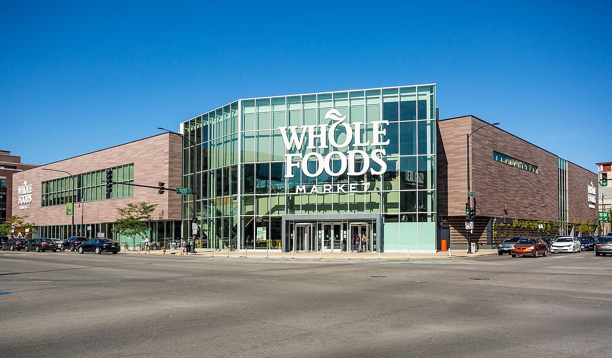 The WholeFoods Market building located in the Lakeview neighborhood in the city of Chicago.
