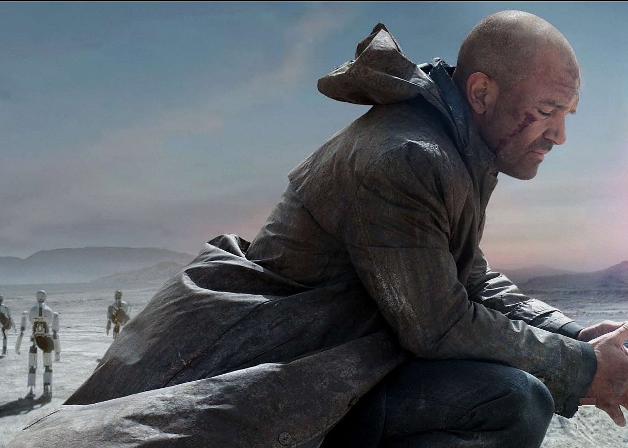 Antonio Banderas in a scene from "Automata"