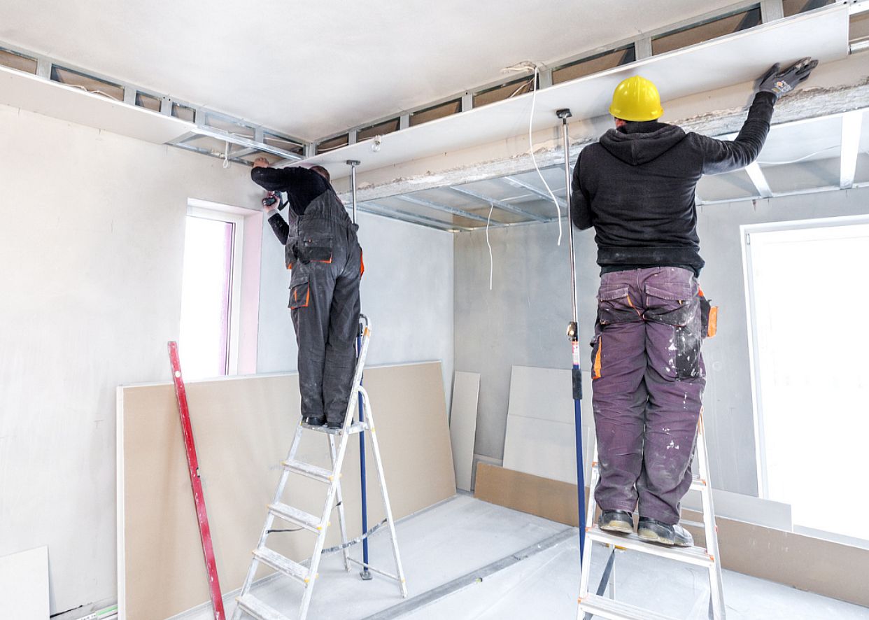 #40. Drywall and ceiling tile installers