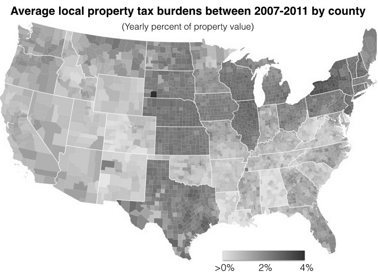 Low property taxes