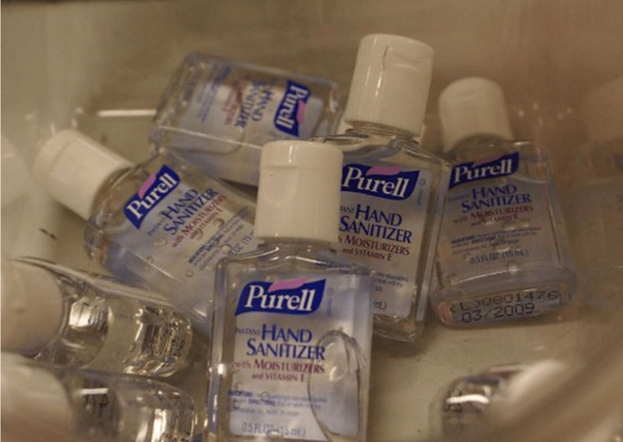 Stay sanitary