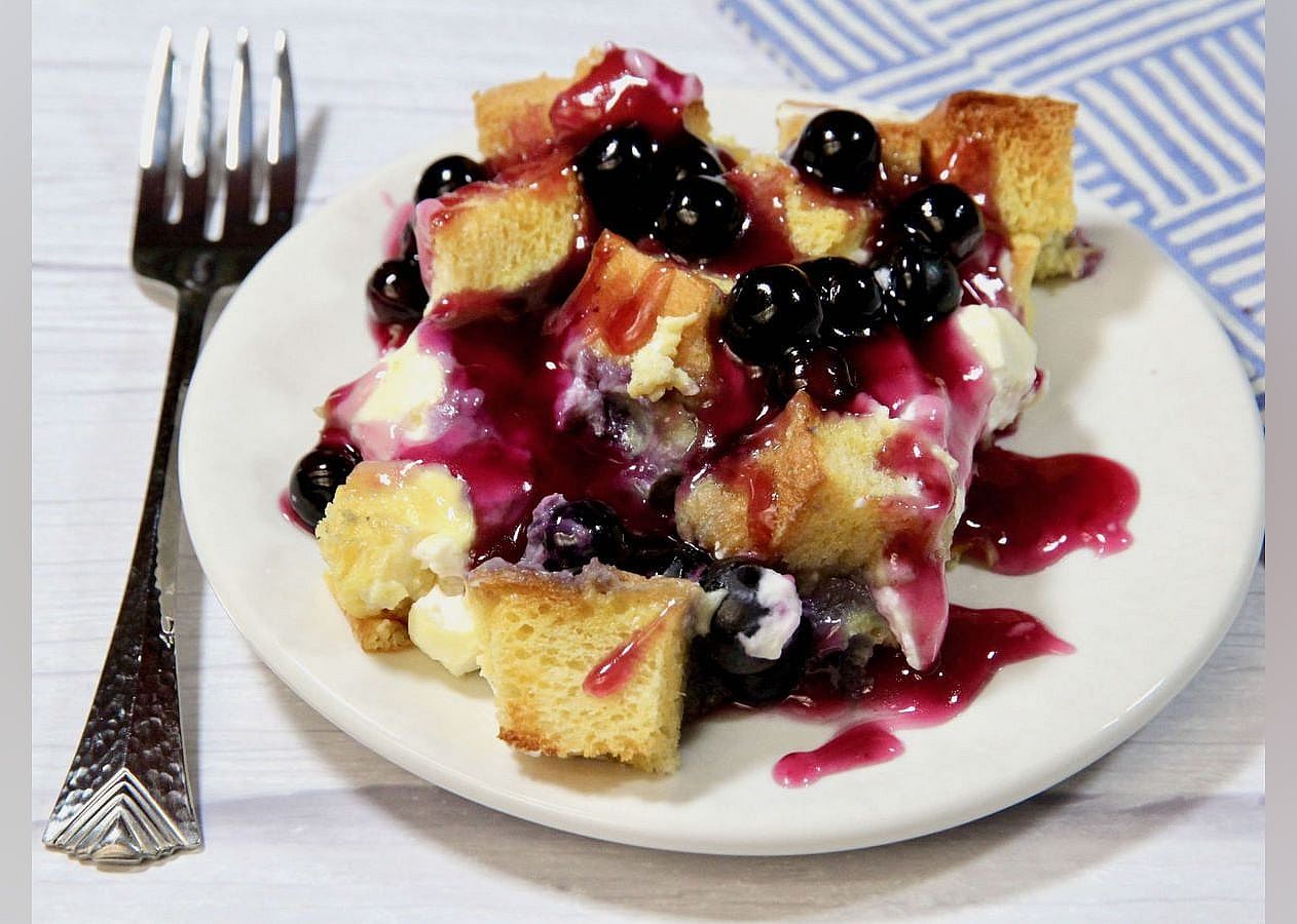 Blueberry French Toast Casserole