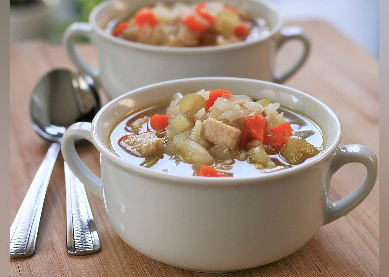 Chicken, Rice and Vegetable Soup
