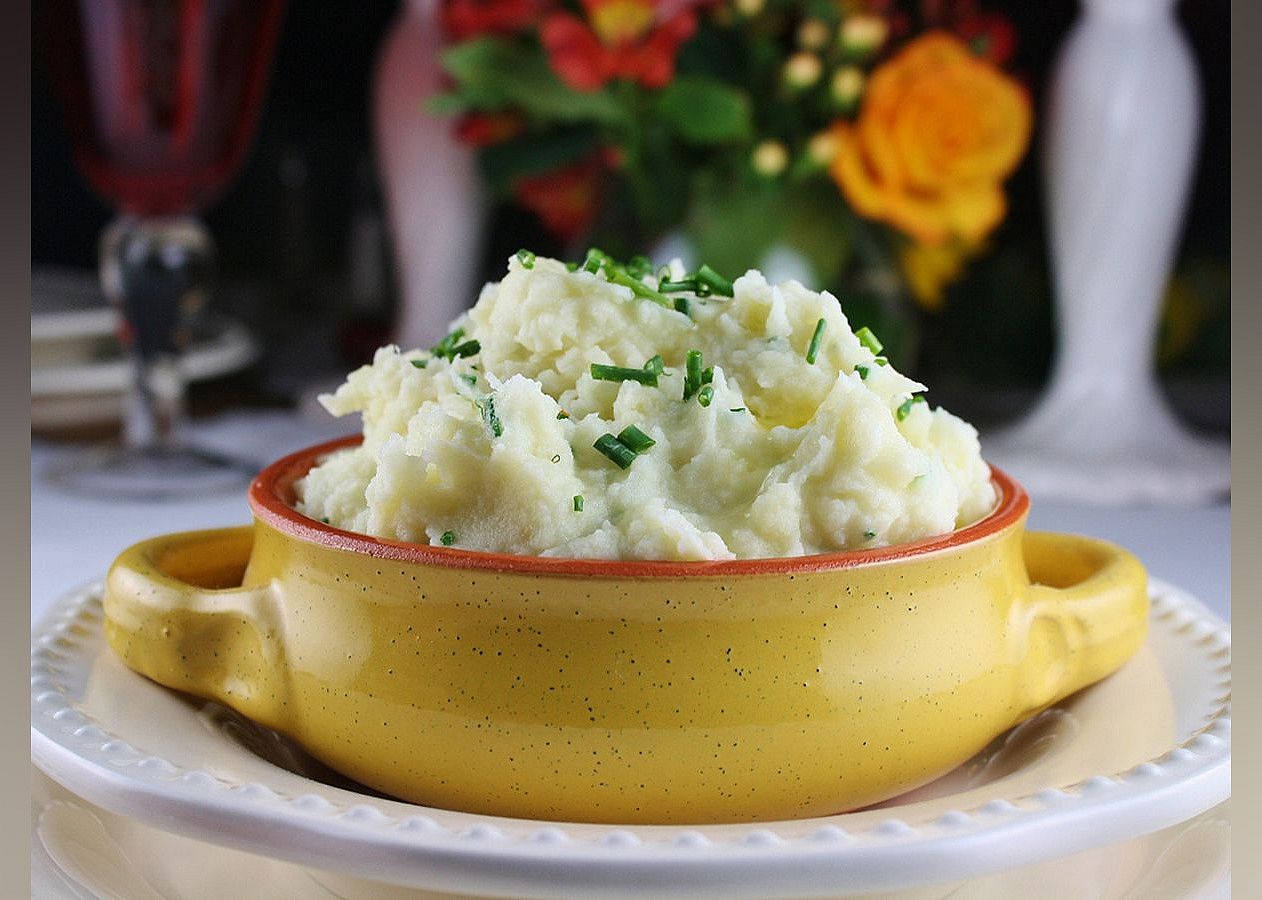 Roasted Garlic Parmesan Mashed Potatoes