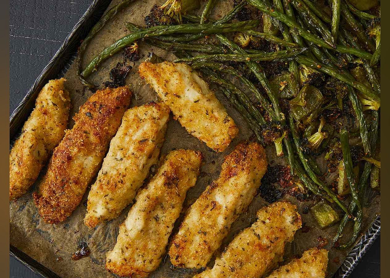 Sheet Pan Parmesan Chicken and Veggies