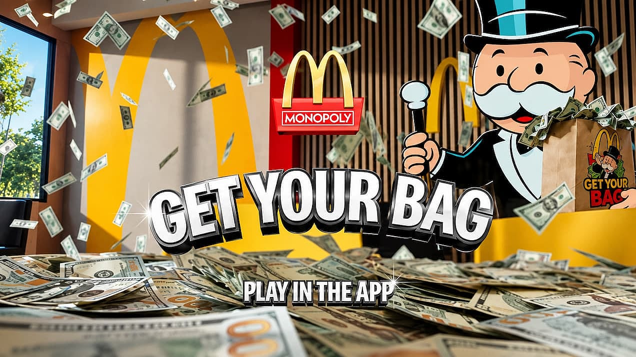 McDonald's Monopoly advertisment.