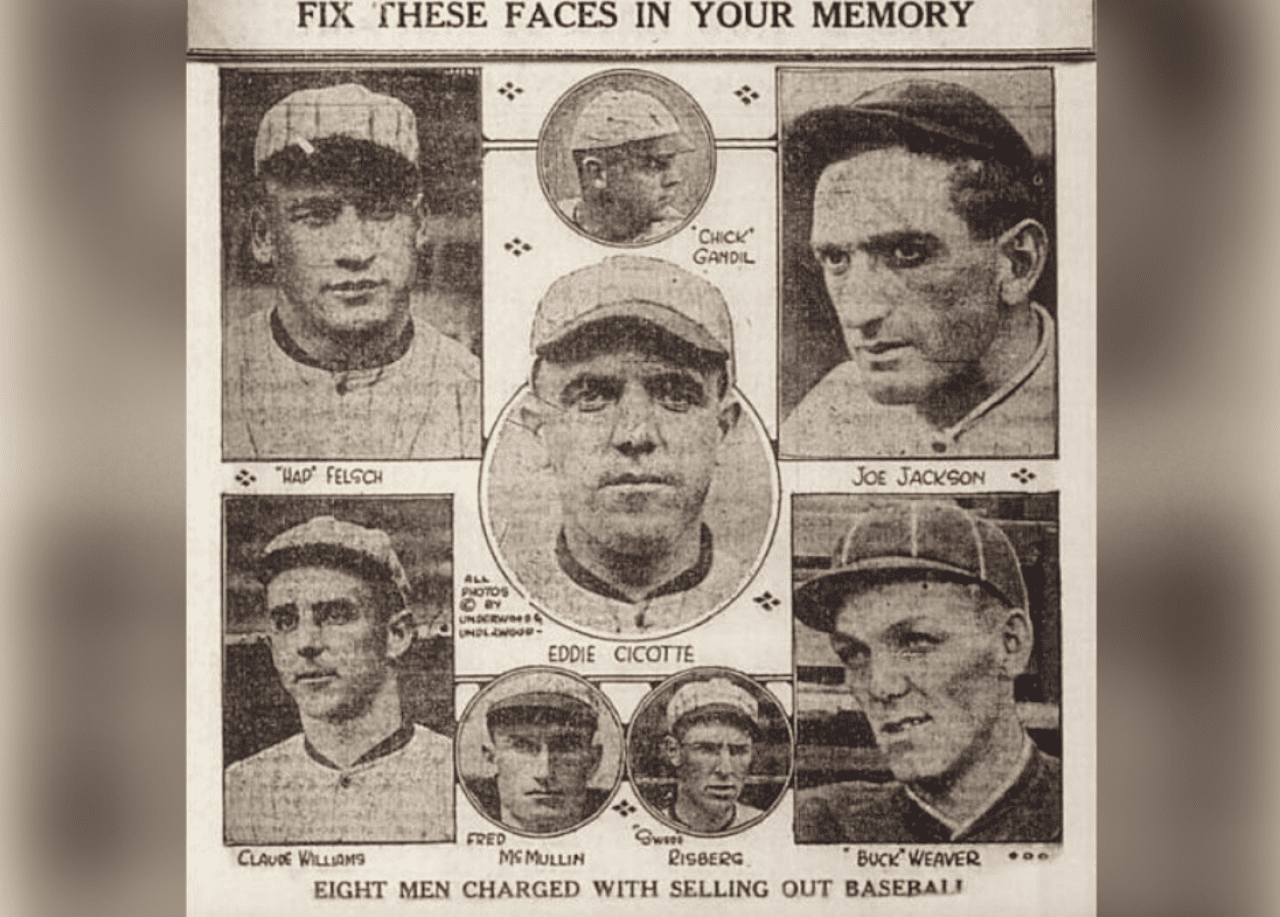 1920: EIGHT WHITE SOX PLAYERS ARE INDICTED