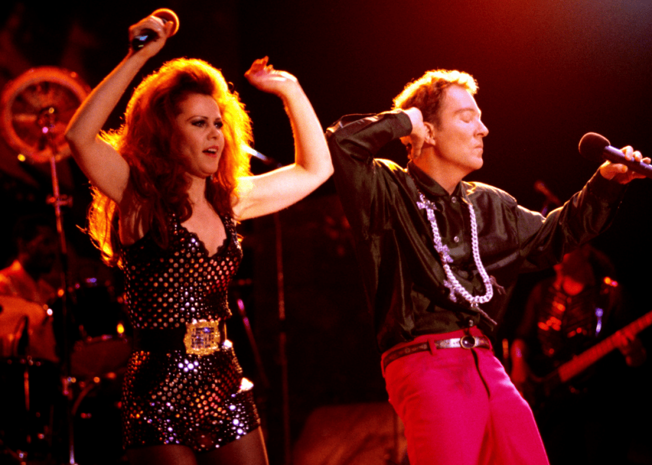 B-52s: The world's greatest party band Kate Pierson and Fred Schneider of the B-52s perform onstage.