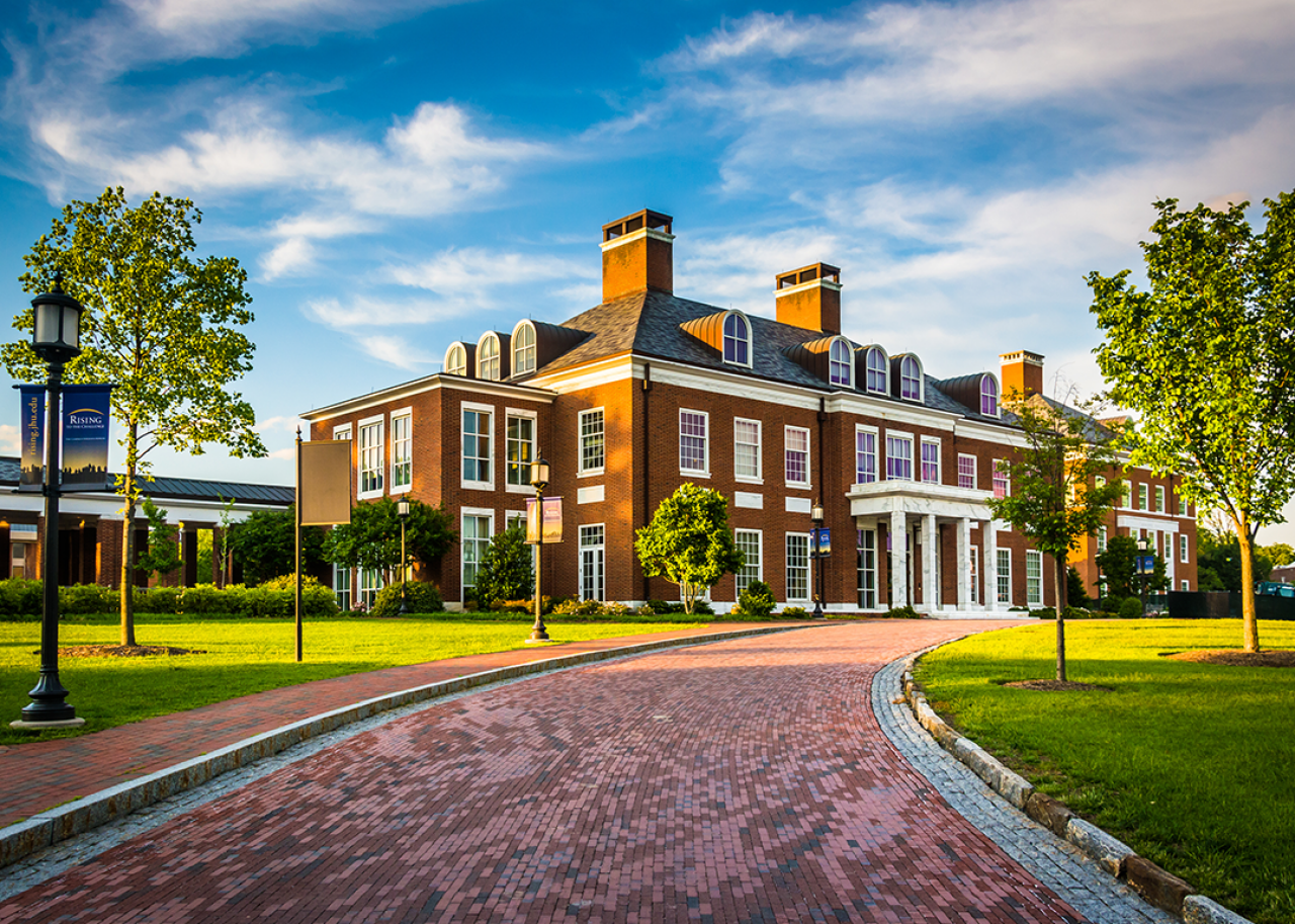 Mason Hall at John Hopkins University in Baltimore,