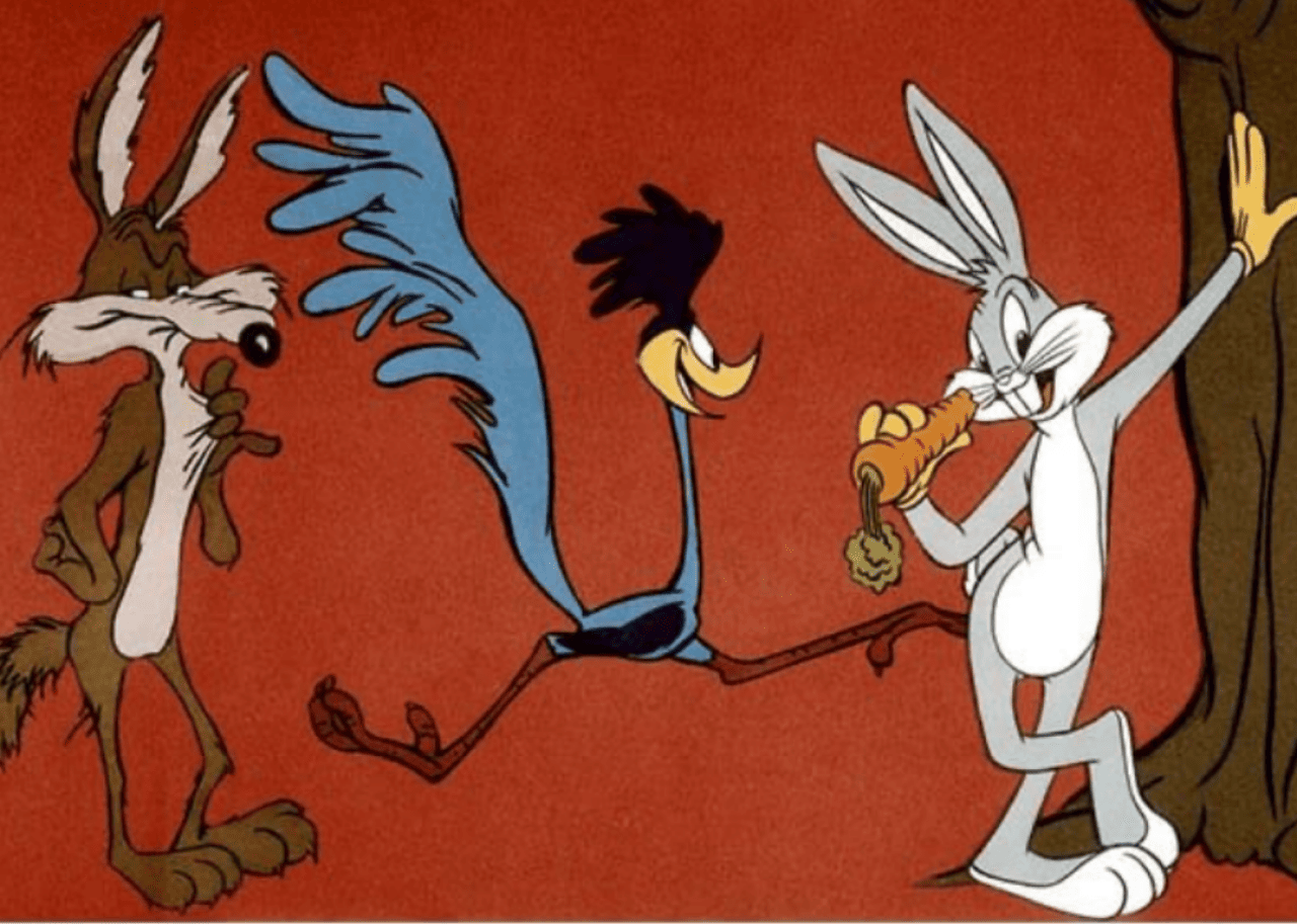 Wile E. Coyote, Road Runner and Bugs
