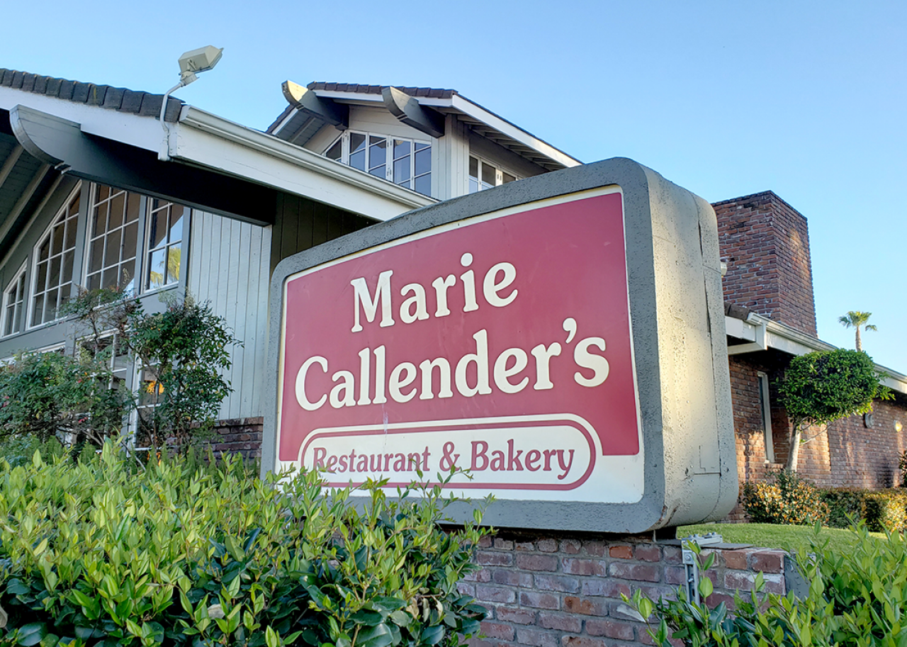 Exterior of a Marie Callender's restaurant.